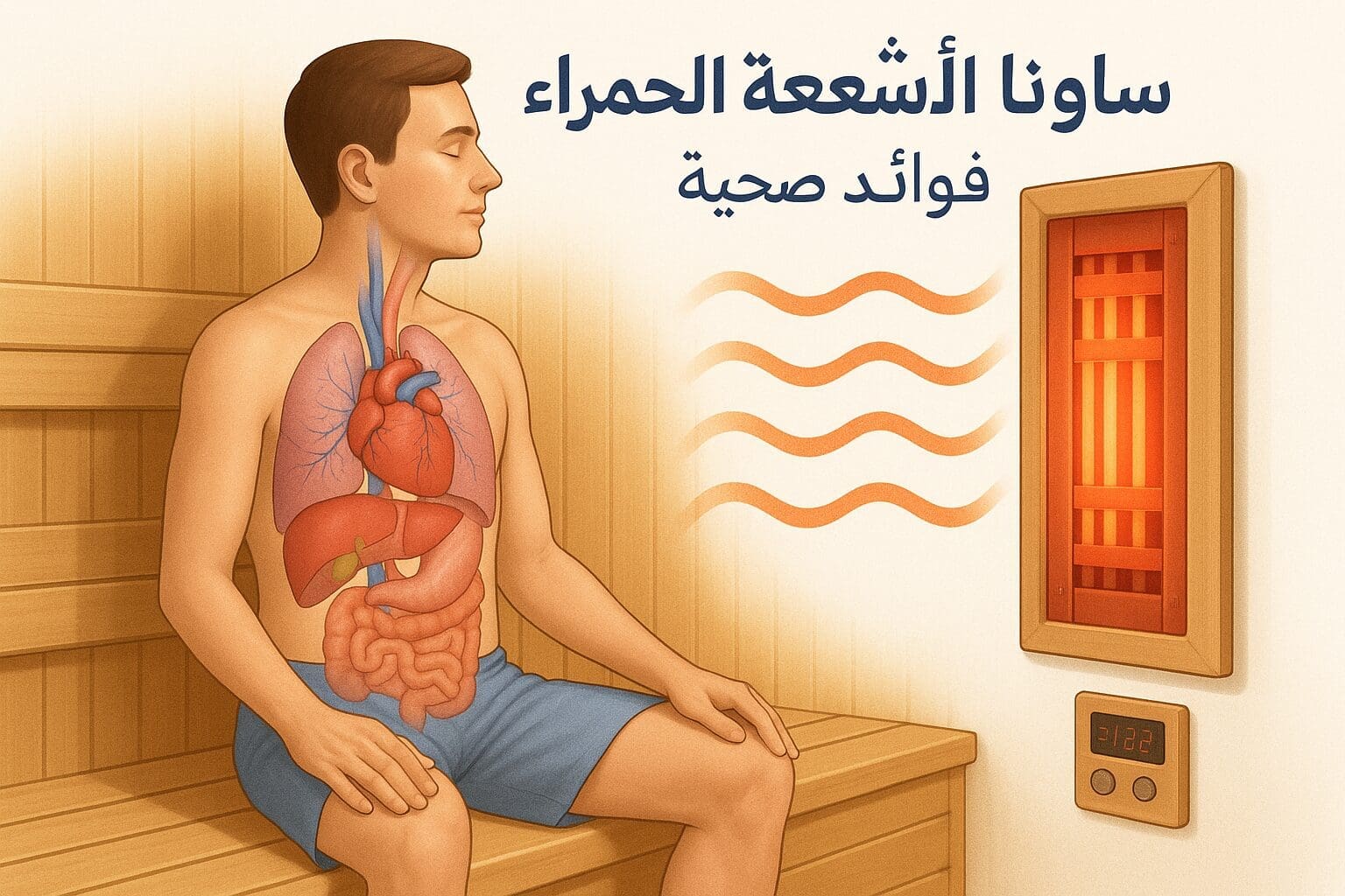ساونا الأشعة تحت الحمراء فوائد صحية