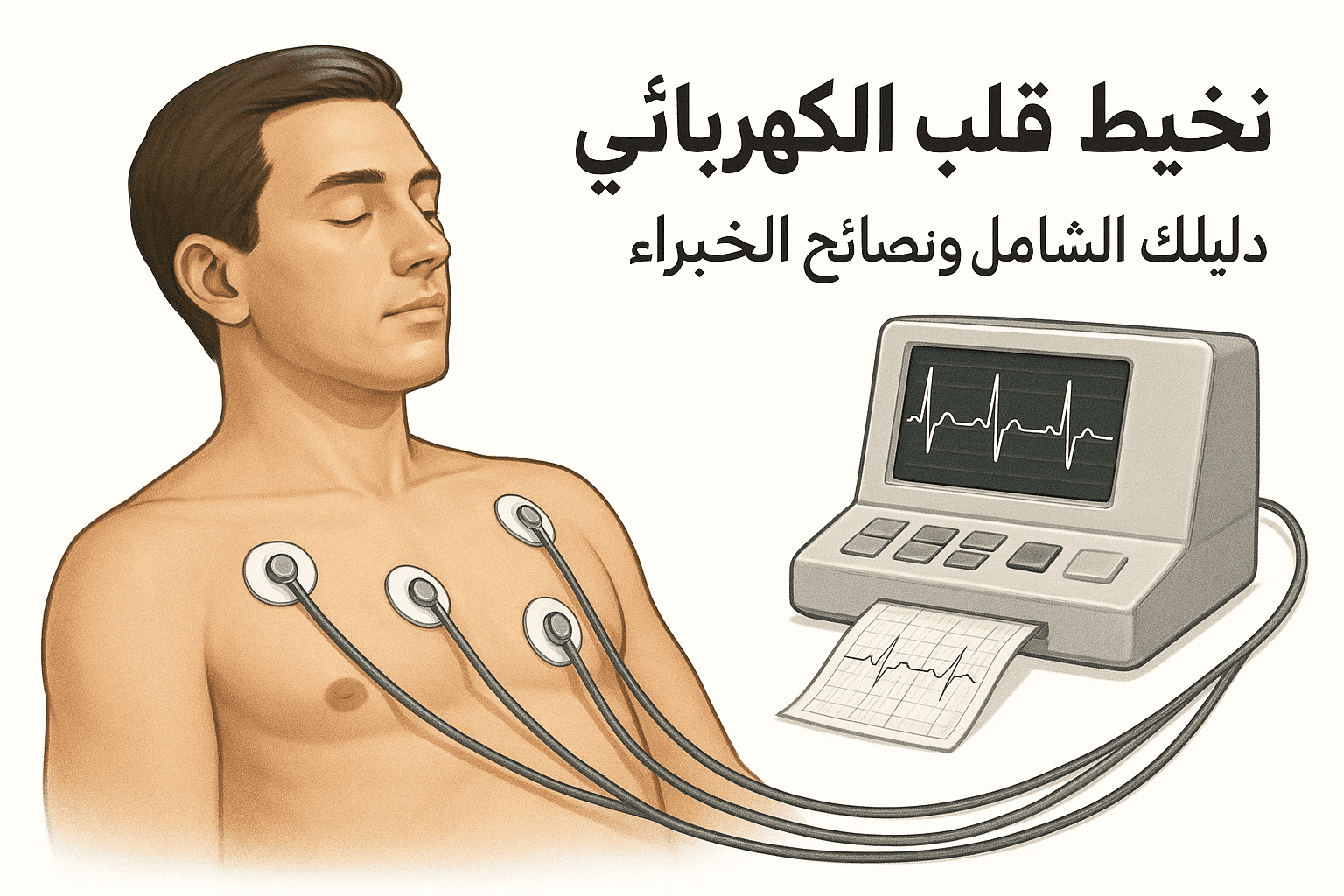 تخطيط القلب الكهربائي و 3 استفسارات
