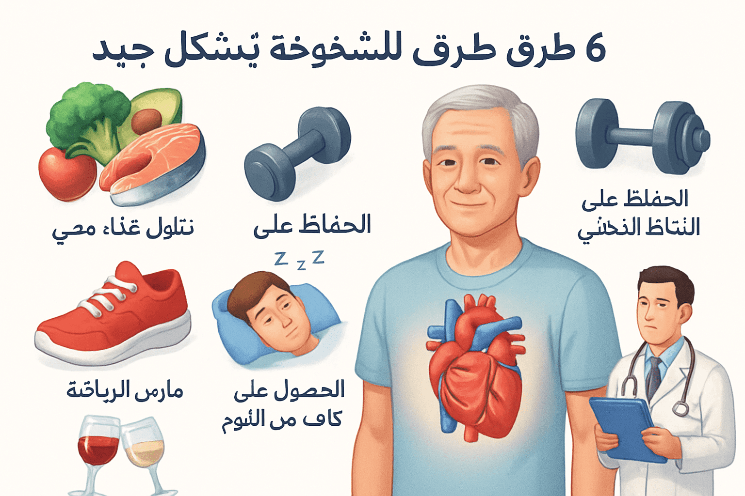 6 طرق للتشيخ بشكل جيد لضمان جودة الحياة