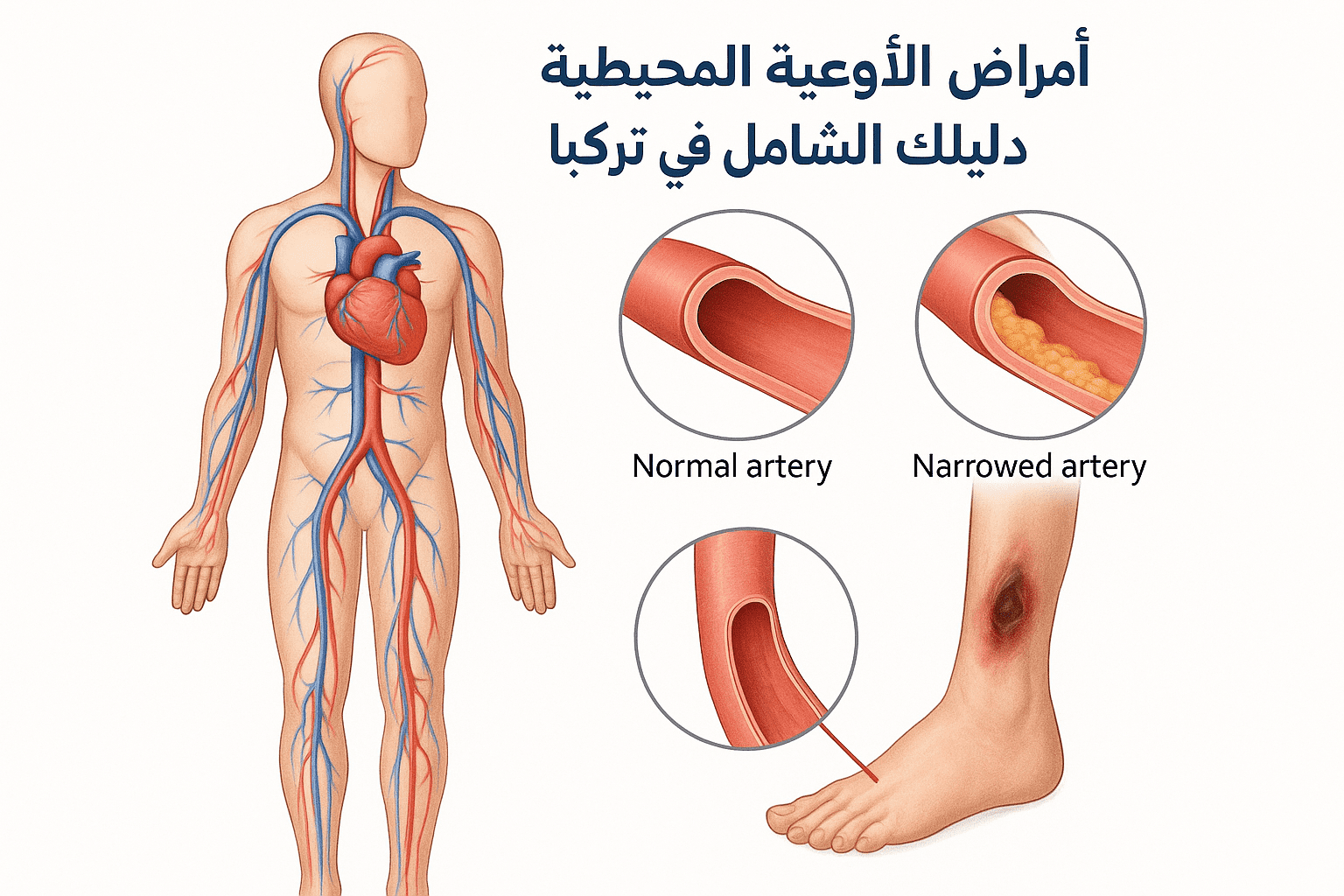 أمراض الأوعية الدموية المحيطية دليلك الشامل في تركيا