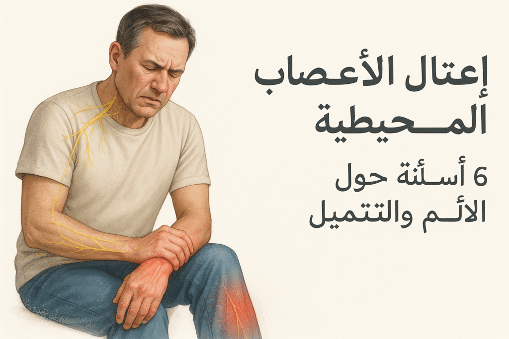 اعتلال الأعصاب المحيطية 6 أسئلة حول الألم والتنميل