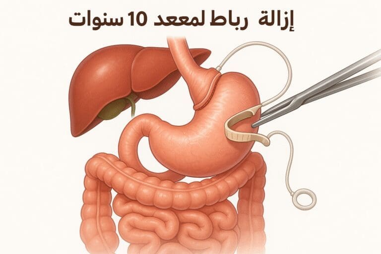 إزالة رباط المعدة بعد 10 سنوات الدليل الشامل